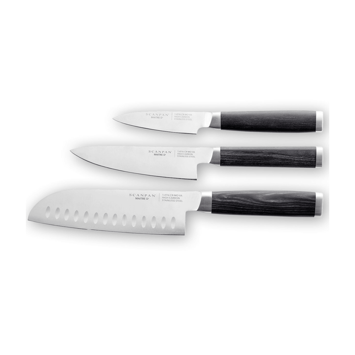 Scanpan Maitre D 3pc Asian Knife Set