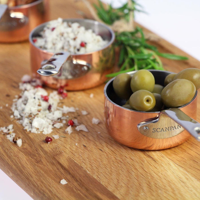 SCANPAN Maitre D Copper Mini Saucepan Set - HAUSwares