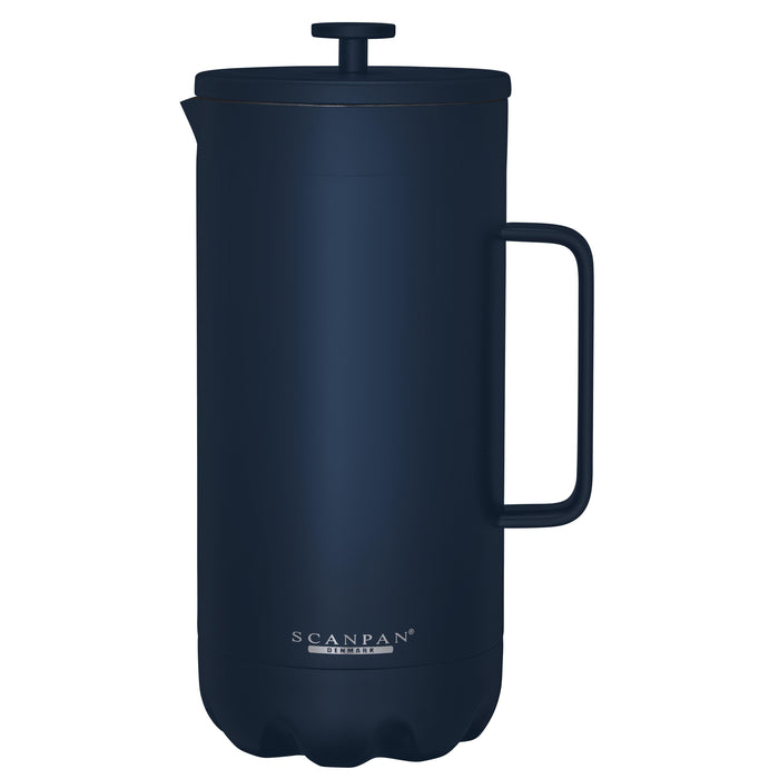 SCANPAN New To Go French Press Coffee Maker 1.0L - Oxford Blue