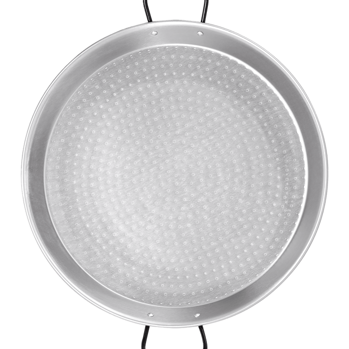 Vaello Polished Steel Valencian Paella Pan - 42cm