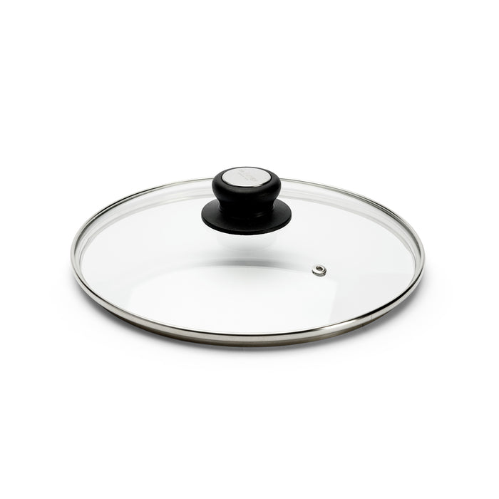 De Buyer Glass lids with Steel and Bakelite Handle