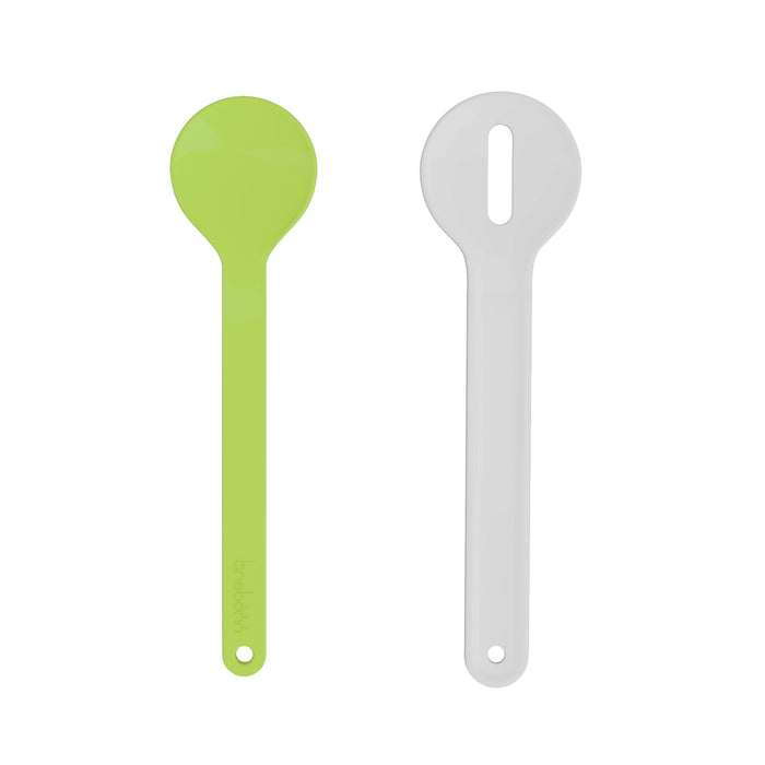 Trebonn Nest & Serve Spoon Set - Green/White