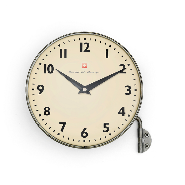 Bengt Ek Design Clock Zinc with Arm