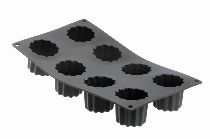 De Buyer Moul'Flex - 8 Fluted Bordelais Portions
