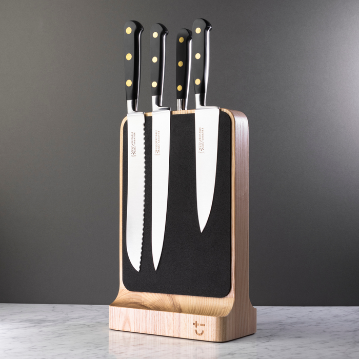 Bisbell Magnabloc Soft Touch Knife Block - Ash