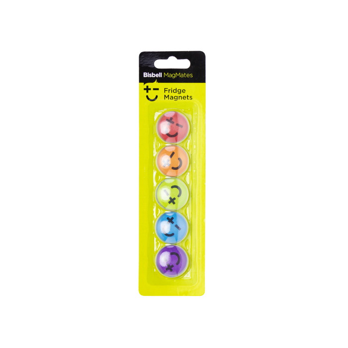 Bisbell Smiley Face Magnet 5pc