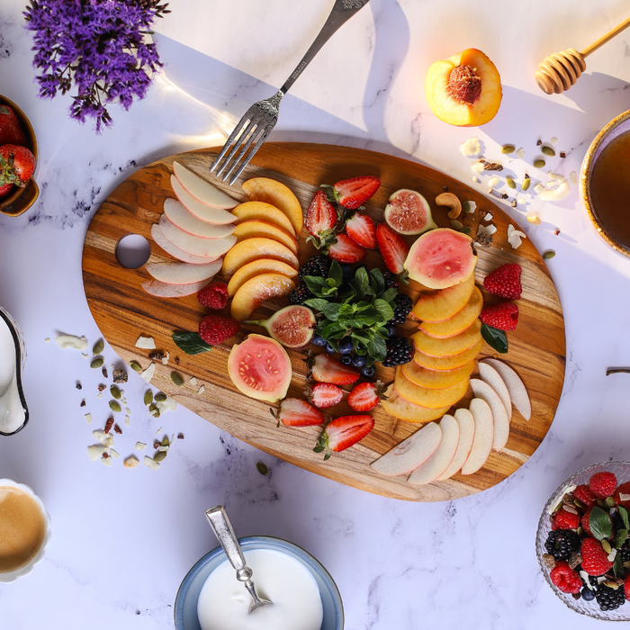 TeakHaus Elegant Oval Board - Small