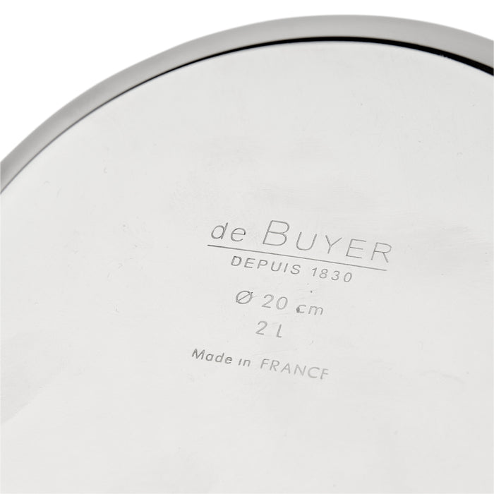 De Buyer Flat Bottom 20cm Pastry Bowl