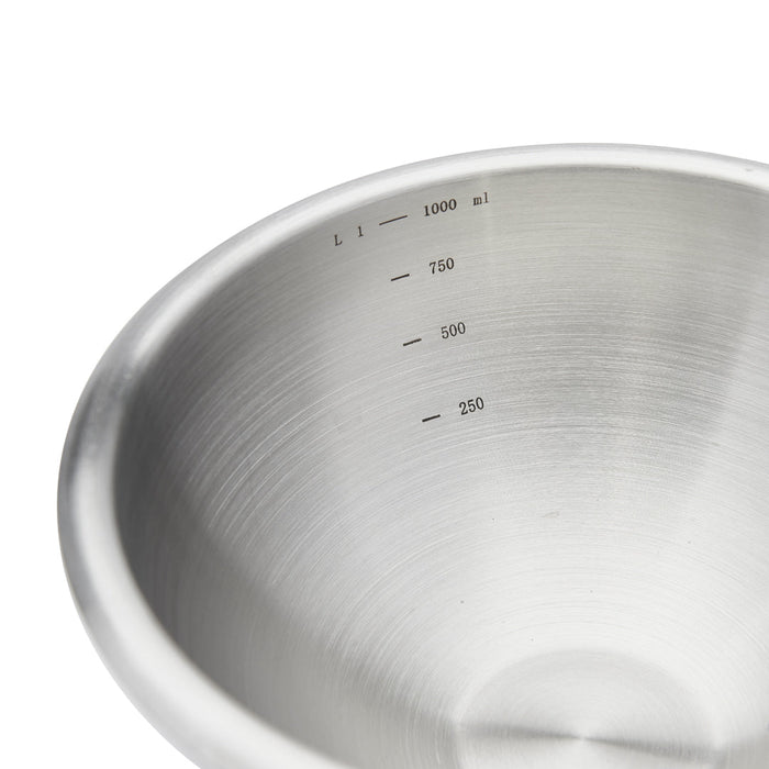 De Buyer Hemispherical 16cm Bowl with Silicone Base (1L)