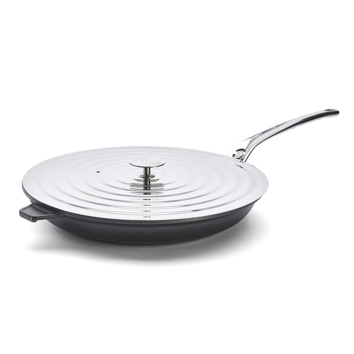 De Buyer Universal 30-32cm Stainless Steel Frying Pan Lid