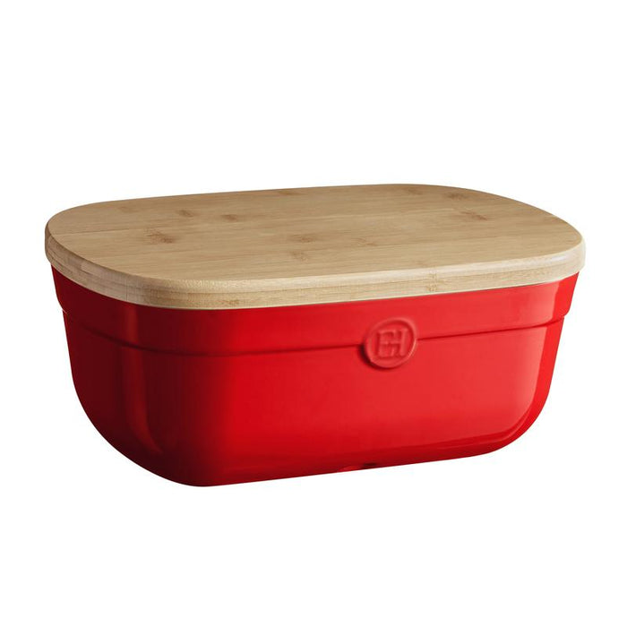 Emile Henry Bread Box - Burgundy