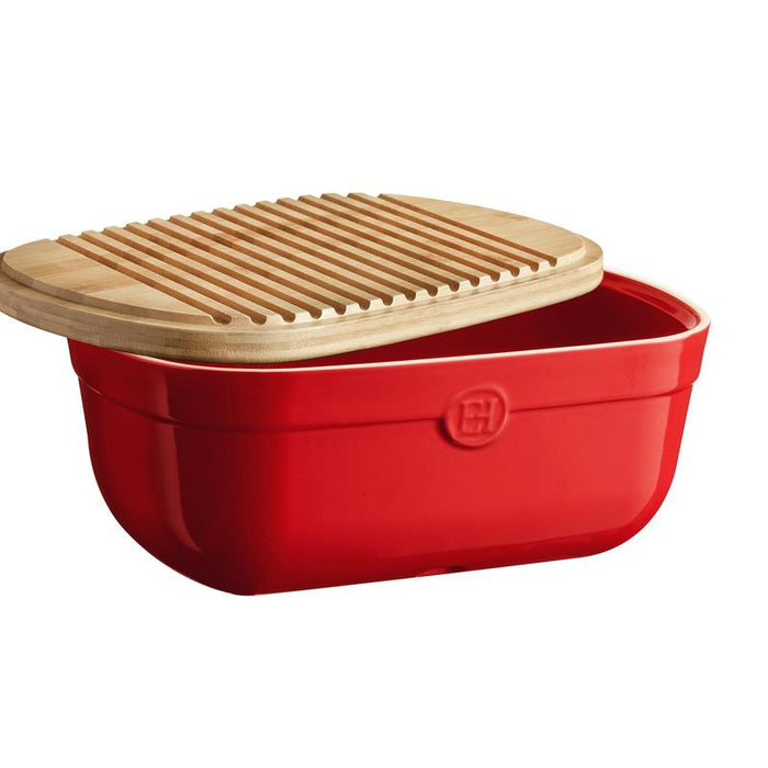 Emile Henry Bread Box - Burgundy