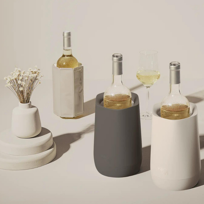 Vacu Vin Hexo Active Wine Cooler - Graphite
