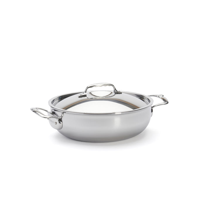 De Buyer Affinity 28cm Round Sauté Pan with Lid by De Buyer