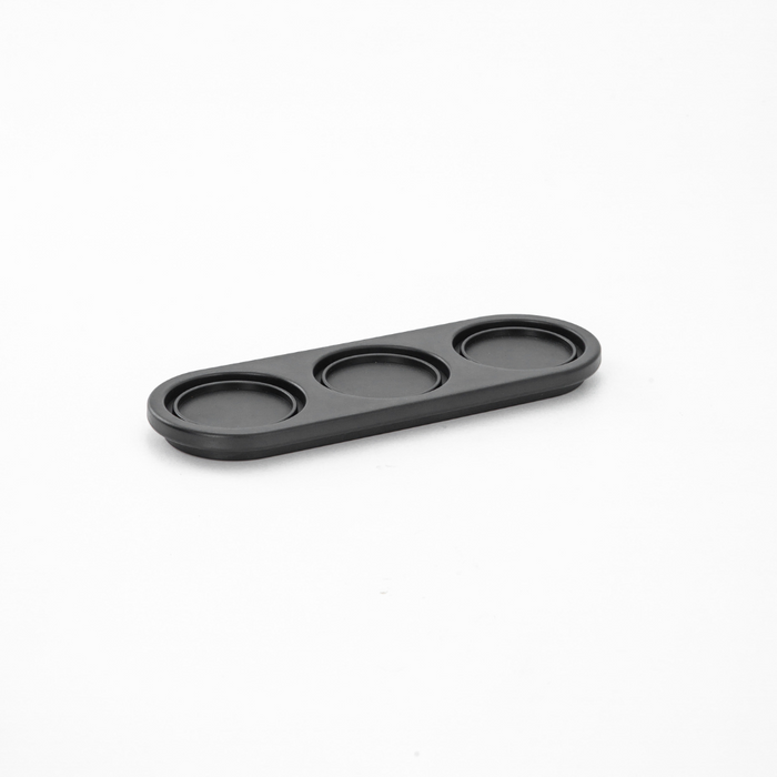 FinaMill Stackable Trio Tray - Black by FinaMill