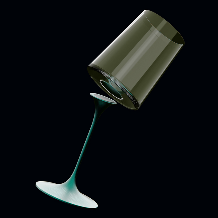 Trebonn SplitGlass Stem - Green