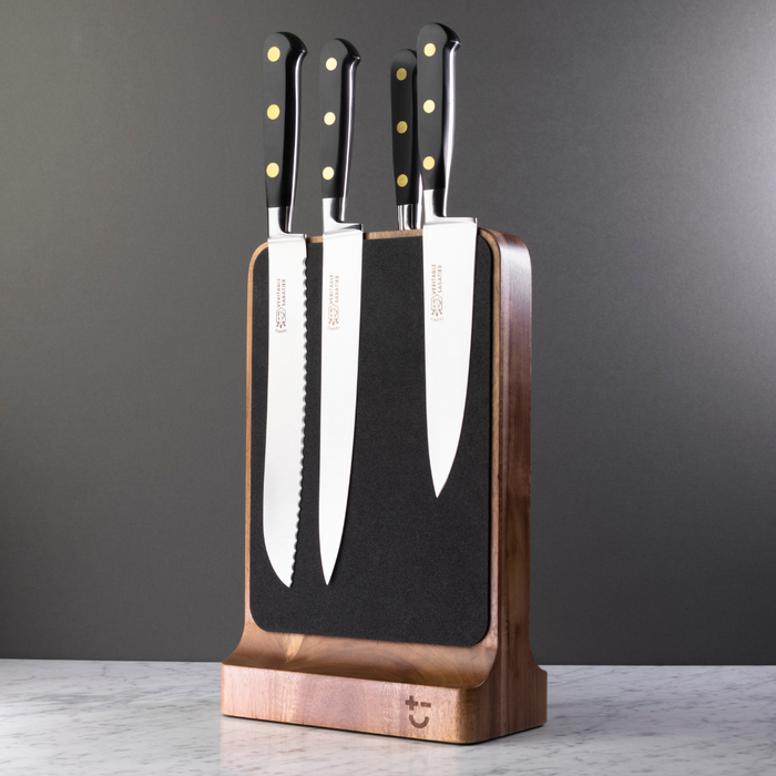 Bisbell Magnabloc Soft Touch Knife Block -  Acacia
