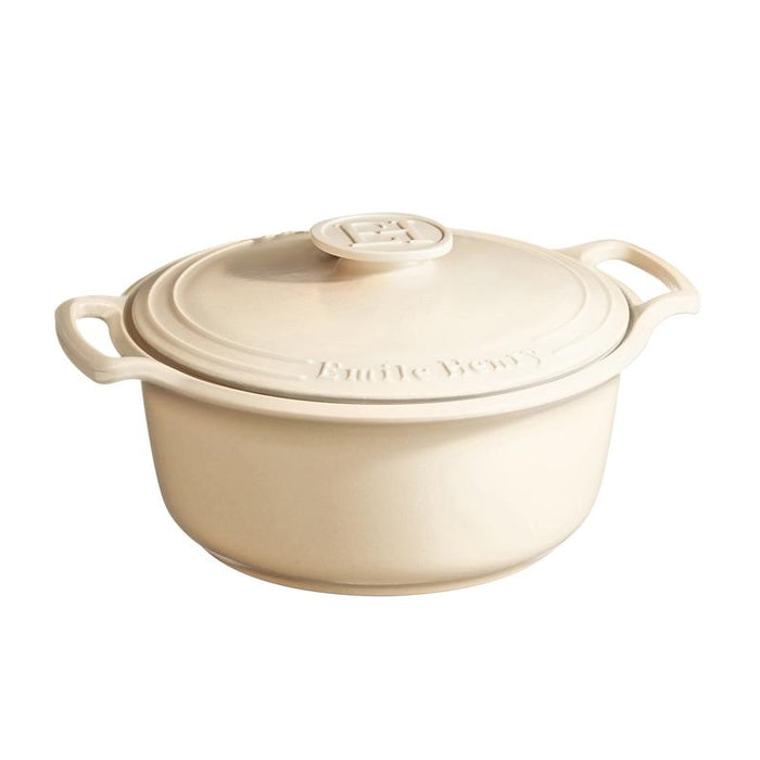 Emile Henry 5L Sublime Round Casserole - Sable