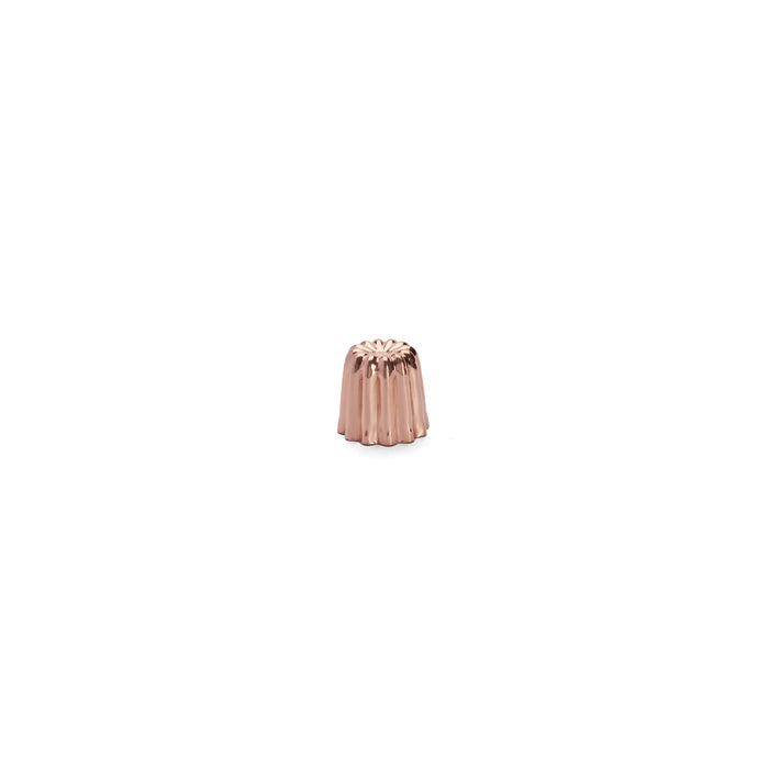 De Buyer Copper 4.5cm Bordelais Fluted Mould