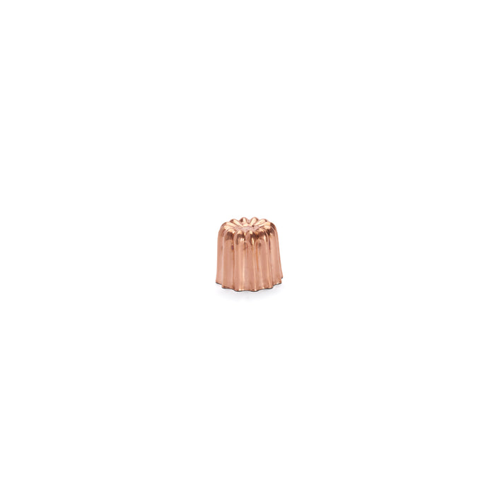 De Buyer Copper 5.5cm Bordelais Fluted Mould