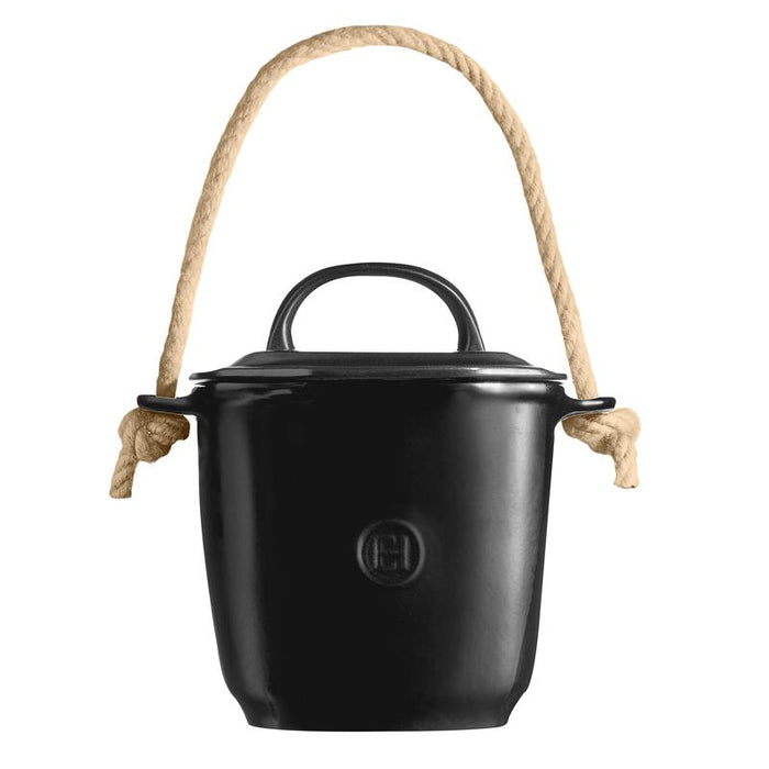 Emile Henry Compost Bin - Black Truffle