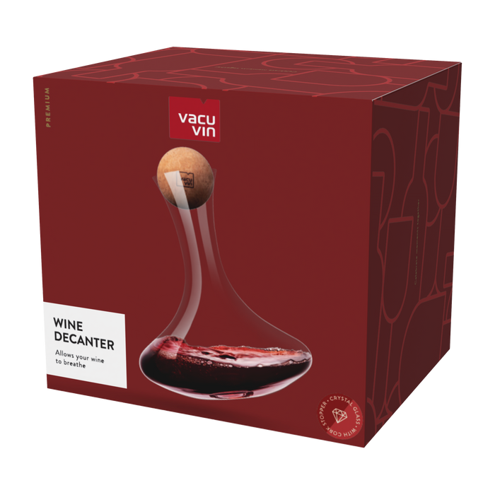 Vacu Vin Wine Decanter - Crystal Glass