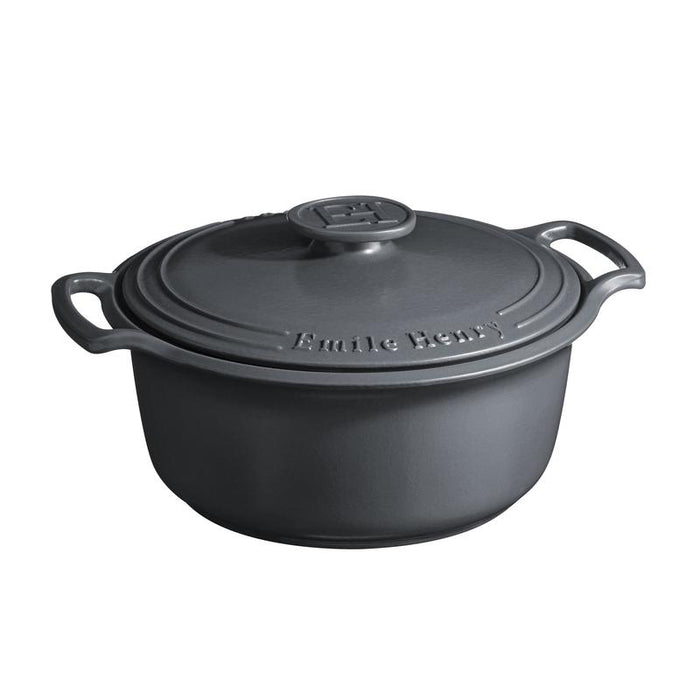 Emile Henry 5L Sublime Round Casserole - Indigo