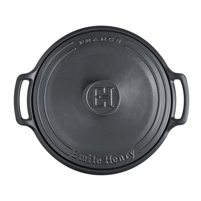 Emile Henry 6L Sublime Round Casserole - Slate