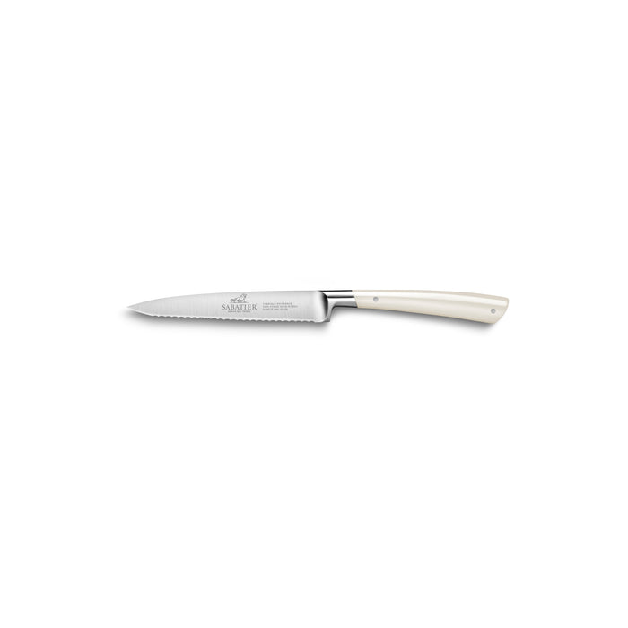 Lion Sabatier Utility Knife 12cm - Edonist Ivory