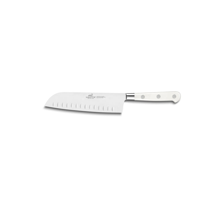 Lion Sabatier Santoku Knife 18cm - Toque White