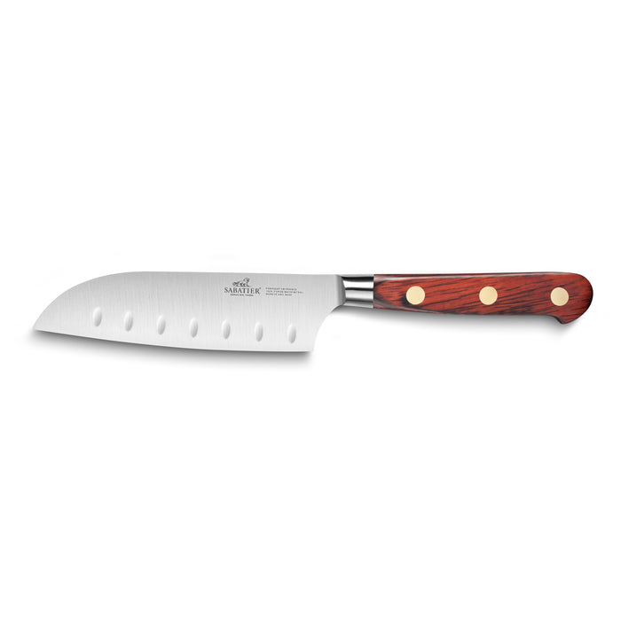 Lion Sabatier 13cm Mini-Santoku Knife - Saveur Pakkawood