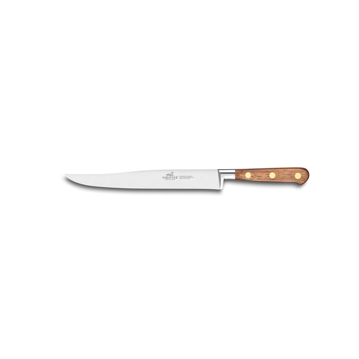 Lion Sabatier Yatagan Carving Knife 20cm - Ideal Perigord Walnut Wood
