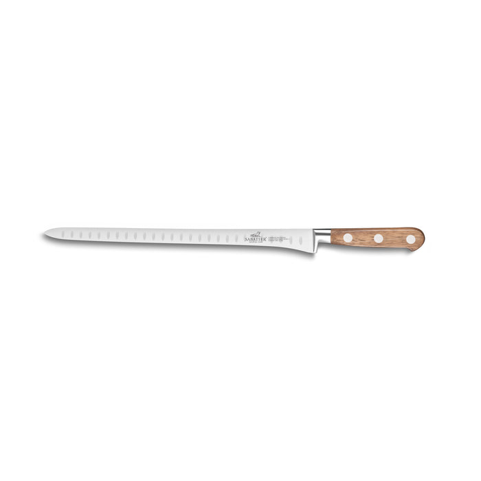 Lion Sabatier Salmon Knife 30cm - Ideal Provençao Olive Wood