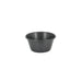 A single grey De Buyer Muffin Mould on a white background