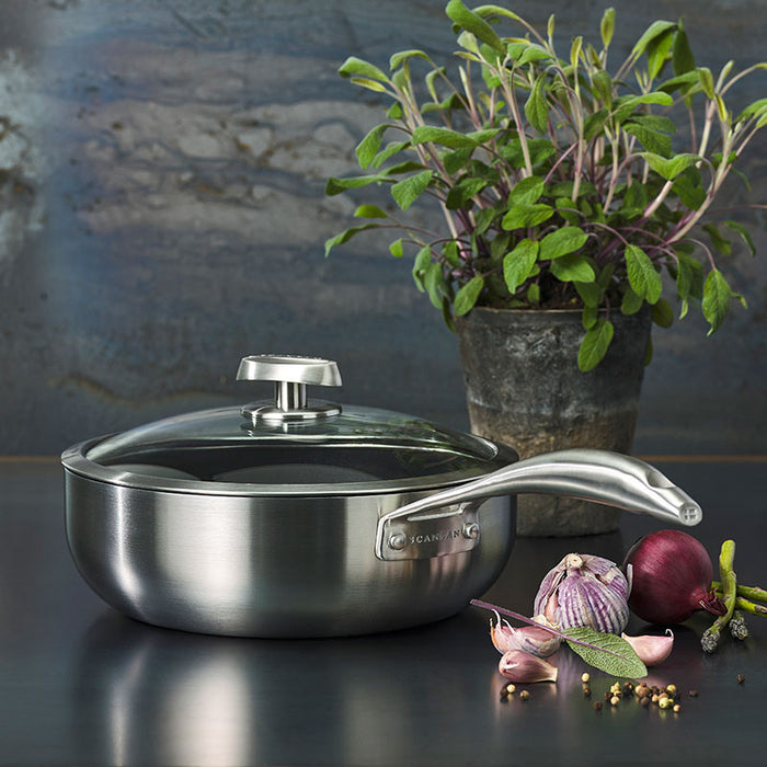 SCANPAN CS+ 28cm Sauté Pan with glass lid