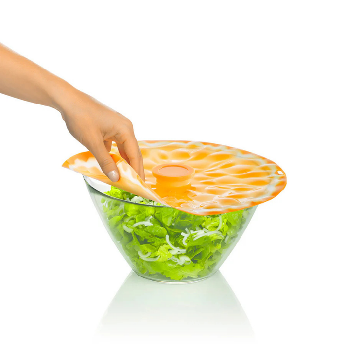 Charles Viancin Orange Lid In Use