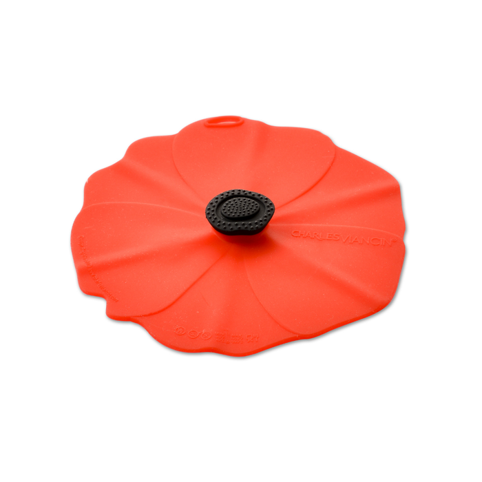 Charles Viancin Poppy Silicone Lid 20cm Top view