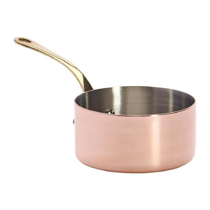 De Buyer Inocuivre 9cm Saucepan With Brass Handle