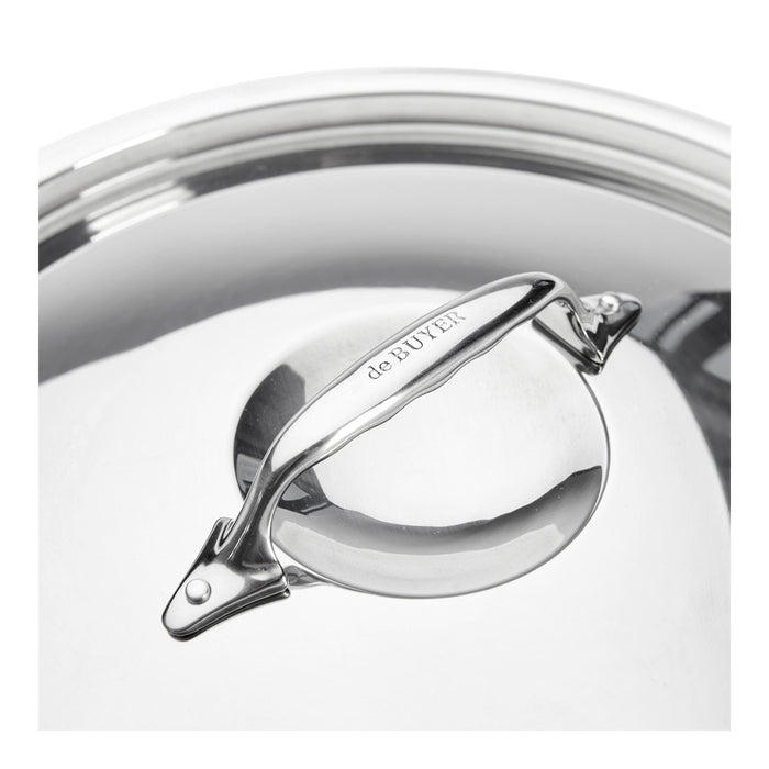 Debuyer 24cm Stainless Steel Lid With Riveted Handle