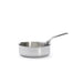 A De Buyer Affinity 20cm stainless steel sauté pan with a long riveted handle.