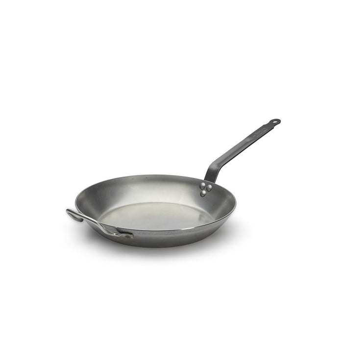 De Buyer Carbone Plus 32cm Round Frying Pan With Traditional Handle