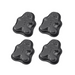 De Buyer Mini Gingerbread Man Moulds set of 4 on a white background