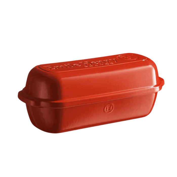 Emile Henry Large Bread Loaf Baker - Poppy Red