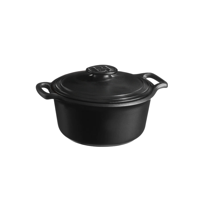 Emile Henry Sublime+ Round Casseroles with Slate Lid
