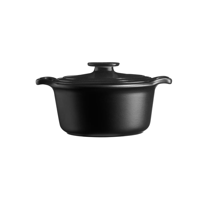 Emile Henry Sublime+ Round Casseroles with Slate Lid
