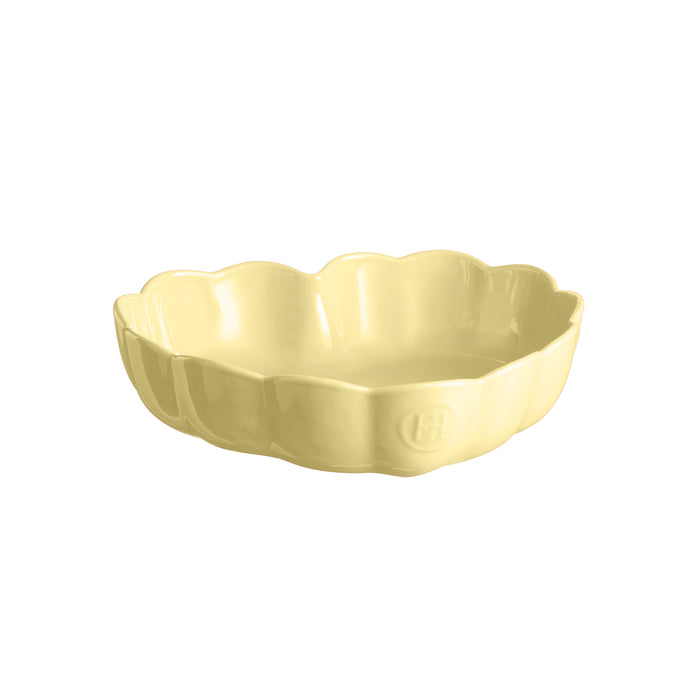 Emile Henry Madeleine Heart-Shaped Dish - Vanilla