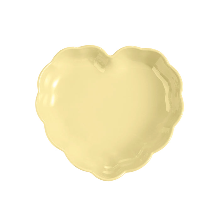 Emile Henry Madeleine Heart-Shaped Dish - Vanilla