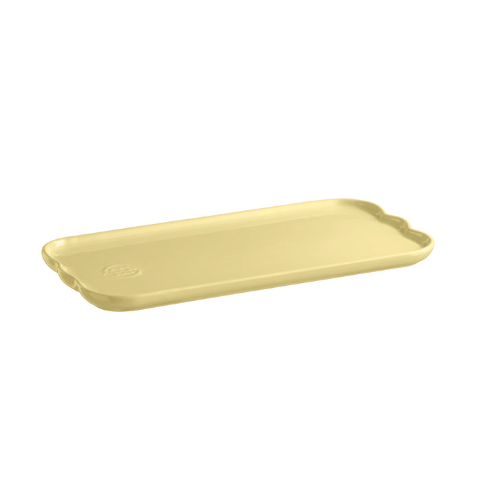 Emile Henry Madeleine Serving Platter - Vanilla