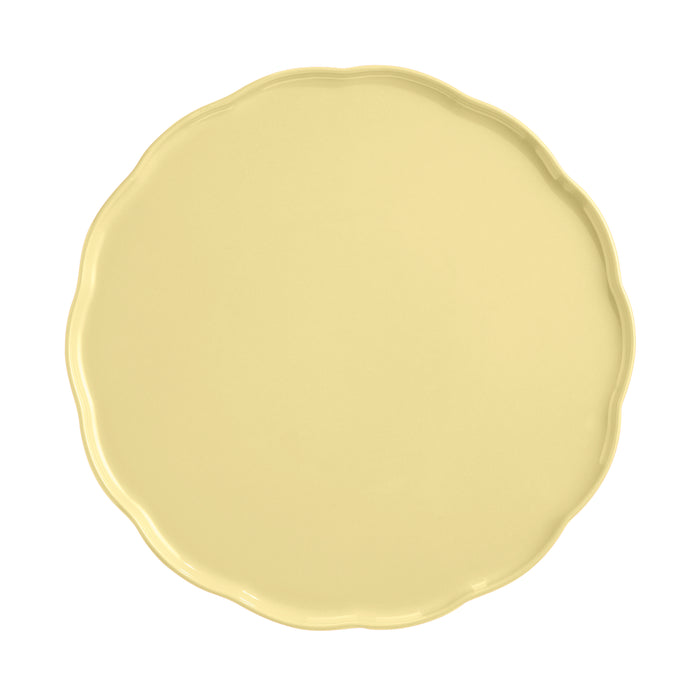 Emile Henry Madeleine Round Serving Plate - Vanilla