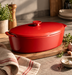 Emile Henry 6L Casserole Dish With Lid in Burgundy